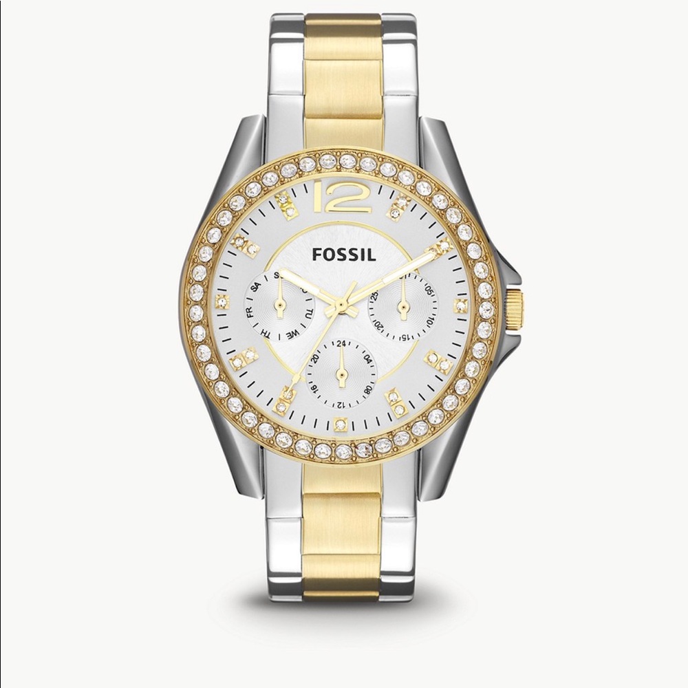 Riley Multifunction Two-Tone Stainless Steel Watch
